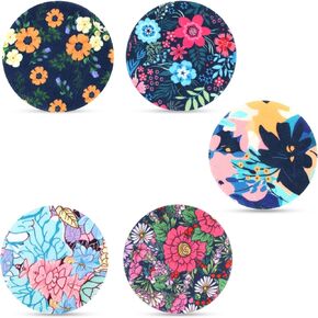 25pcs Sensor Covers for Libre 2/3, Spring Flower Style Sensor Stickers Waterproof & Sweatproof Senor Adhesive Patches CGM Monitor Patch Accessories Compatible with Libre (5 Styles)