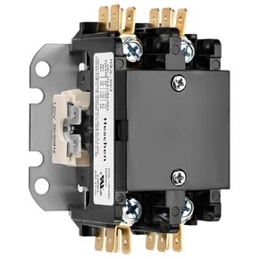 HVAC Motor Contactor, HSJL-30/2, 2 Poles, 30A, 120VAC 50/60Hz Coil, for Air Conditioner, Heat Pump, Refrigeration Systems, UL Listed