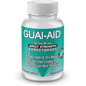 200 600mg Ultra-Pure Guaifenesin Vegetarian Capsules