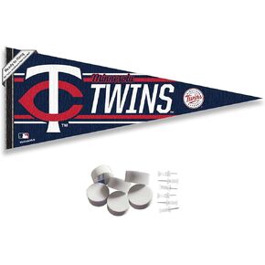 Minnesota Twins Pennant Banner and Wall Tack Pads
