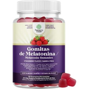 مكمل غذائي من الميلاتونينا الطبيعية للبالغين 5 مجم، مكمل لطفل عميق – الميلاتونينا 5 مجم، مكمل غذائي لحالة حيوية من أجل نوم مصلح ومناعة ليلية. in Kuwait