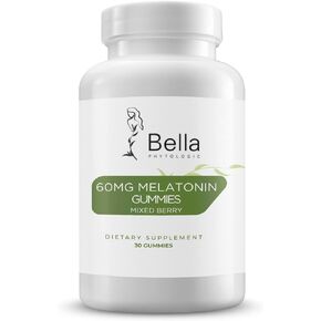 High Dosage 60mg Per Serving. Melatonin Gummies - Mixed Berry - HIGH DOSE MELATONIN
