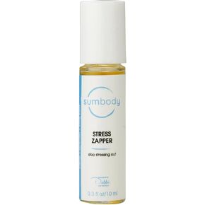 Stress Zapper Roll-On Blend, Supports Stress Relief and Relaxation, Calming Aromatherapy with Grapefruit, Lavender, and Bergamot Therapeutic Grade Essential Oils