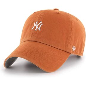 '47 New York Yankees Base Runner Clean Up Dad Hat Baseball Cap - Burnt Orange