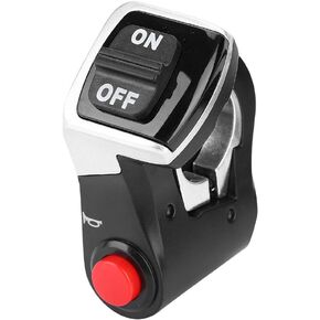 ASHATA E Bike Light Horn Switch, Headlights Horn Button Switch for Electric Mountain Bike E Bike Scooter