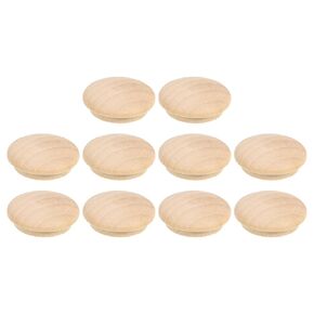 uxcell Wood Hole Plugs, 100 Pcs 25x20mm Wood Button Top Plugs Round Head Hardwood Furniture Plugs Screw Hole Plugs for Furniture Tables Chairs Cabinetry Crafts Projects