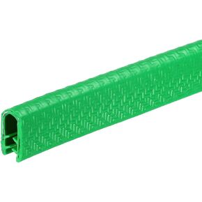 uxcell Edge Trim Green U Shape Edge Protector Rubber with Steel Clips Fits 5/64"-9/64" Edge 8.2Ft/2.5Meter Length Door Edge Guards