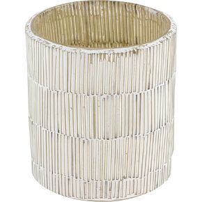 Karma Gifts,Medium Rustic White Mercury Glass Votive in Kuwait