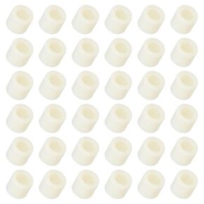 uxcell Round Spacer Washers for M4 Screws ABS OD 7mm, ID4mm, Height 6mm 600Pcs
