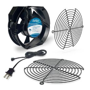 CAB901, 120V Axial AC Fan, 172mm x 150mm x 51 mm, High-Speed Big Airflow Dual Ball Bearings, UL-Certified Cooling Ventilation Exhaust Fan for DIY Projects