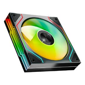 Jungle Leopard Star Trall ARGB Computer Case Fan,Double Sided Infinity Mirror Design Cooling Fan, 120mm CPU Case Fan PWM 800~1850RPM 58.36CFM 2.07mmH20 HDB Bearing for PC Case&CPU Cooler
