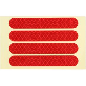 Keenso Electric Scooter Stickers, 4Pcs / Set Rear Wheel Stickers Electric Scooter Reflective Stickers Decals for Ninebot G30