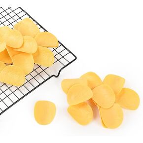 Artificial Potato Chips, 50Pcs Large Fake Potato Chips Snack Realistic Fast Food Models for Food Model Home Kitchen Decor Market Display Props