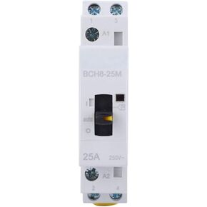 Household AC Contactor BCH8-25M 2P25A 24V Universal Motor Contactors with Manual Function(2NO)