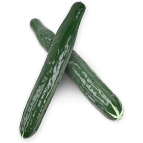 Fake Cucumber, Artificial Vegetables Foam Cucumbers Highly Simulation Lifelike for House Kitchen Party Pub Decoration Cabinet Ornament 2 pcs