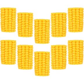 Cabilock 20pcs Fake Corn Cob Decors Phone Cover Simulation Corns for Home Kitchen Party Display Decoration