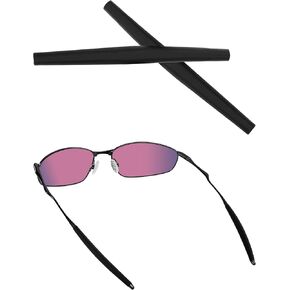 Replacement Earsocks for Oakley Whisker/A Wire/C Wire 1.0/WireTap/Big Square Wire/Warden/Square Whisker/Square Wire 2.0/ Eyeglass - Black