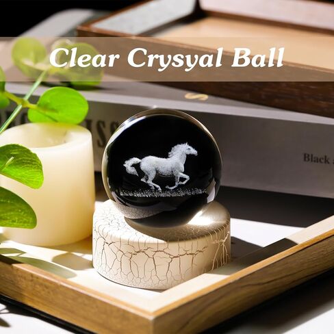 2.36in. Miniatured Butterfly with A Flower Birthday Christmas for Women Girlfriend, 3D Glass Engraved Cute Butterfly K9 Crystal Ball with Light Base for Home Office Decoration in Kuwait