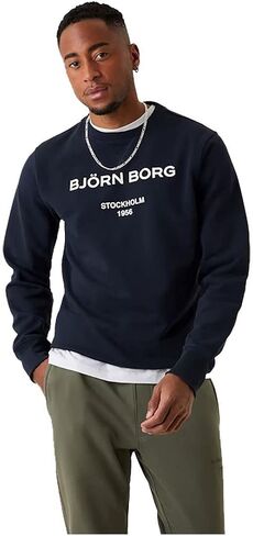 Björn Borg | Bjorn Borg Men's BORG CREW, Sweatshirt, Fleece Crewneck Sweatshirt in Saudi Arabia