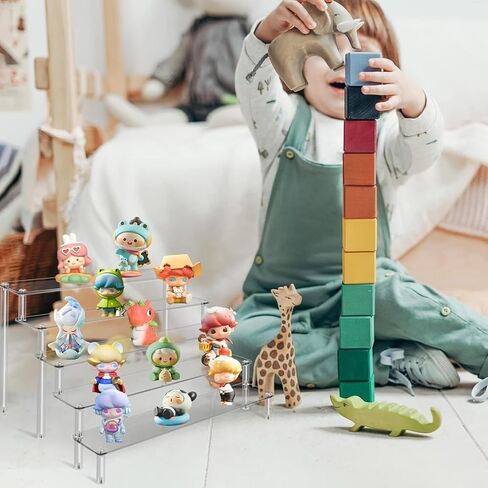 حامل عرض أكريليك، حامل منظم العطور من 3 طبقات، حامل حامل كب كيك شفاف، حامل رف كبير للشخصيات، أرفف الحلوى للحفلات، حامل حامل للديكور والمنظم in Kuwait