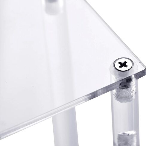 حامل عرض أكريليك، حامل منظم العطور من 3 طبقات، حامل حامل كب كيك شفاف، حامل رف كبير للشخصيات، أرفف الحلوى للحفلات، حامل حامل للديكور والمنظم in Kuwait