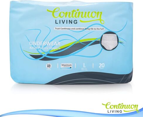 Adult Incontinence Underwear, Maximum Absorbency, 10 Count in Saudi Arabia