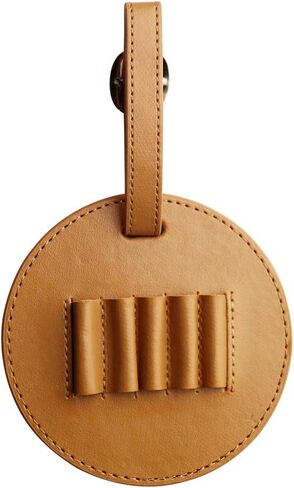 Myartte Golf Tee Holder with Wood Golf Tees Value 1 Set Golf Tee Holder for Bag Belt, Luxury Leather Gift for Golfer Men Women in Saudi Arabia