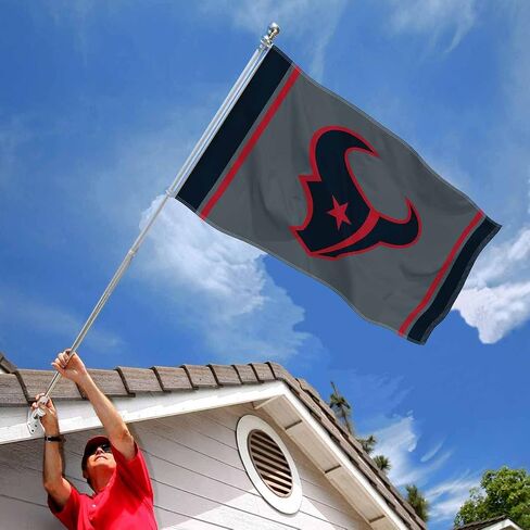 WinCraft Houston Texans Blackout Sideline Flag Outdoor Indoor 3x5 Foot Banner in Saudi Arabia