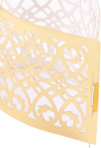Pokinge 100Pcs Napkin Ring Serviette Rings Beautiful Napkin Buckle Gold Napkin Holder Table Decoration Party Supplies for Wedding Dinner Party in Saudi Arabia