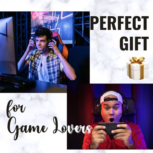 صينية هدايا INNObeta Gamer للاعبين، منظم تخزين سطح المكتب، حامل عملات معدنية بجانب السرير من جلد البولي يوريثان، هدايا ألعاب الفيديو للرجال والأولاد في أعياد الميلاد وعيد الميلاد - أفضل اللعب in Saudi Arabia