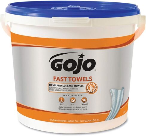 GOJ6299 - مناديل تنظيف الأيدي السريعة، قماش، 9 × 10 in Kuwait