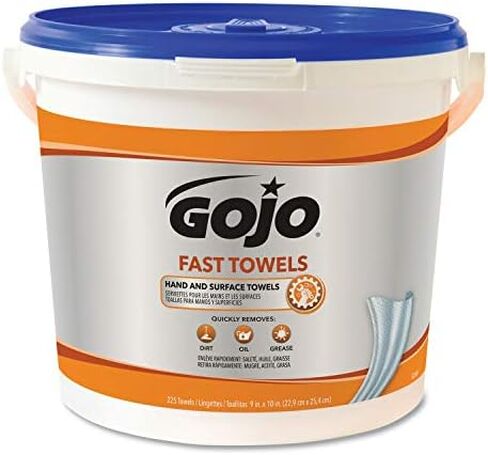 GOJ6299 - مناديل تنظيف الأيدي السريعة، قماش، 9 × 10 in Kuwait