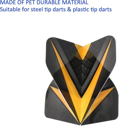 Dart Flight - V Style PET Darts for Steel Tip, Apply to Darts Game/Party/Entertainment in Saudi Arabia
