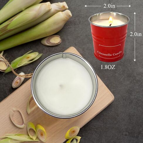 Enhanced Scents Outdoor Citronella Candles, 9 Pack, 2x2, 1.8oz, Repel Scented Candles, Control, for Patio in Saudi Arabia
