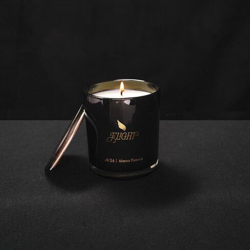 Flight Full Grain Luxury Scented Candles with Decorative Jar, Soy Wax, Cotton Wicks, Romantic Soft Glowing Lighting, Rich Fragrant Scent, Elegant Self-Care Gift in Saudi Arabia