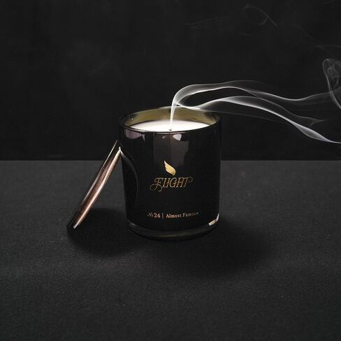 Flight Full Grain Luxury Scented Candles with Decorative Jar, Soy Wax, Cotton Wicks, Romantic Soft Glowing Lighting, Rich Fragrant Scent, Elegant Self-Care Gift in Saudi Arabia