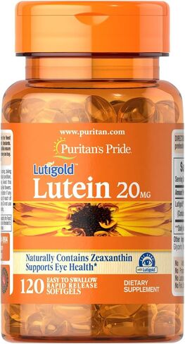 Puritan's Pride Lutein 40 Mg with Zeaxanthin, Helps Support Eye Health*, Whole Bean, 60 Ct, in Saudi Arabia