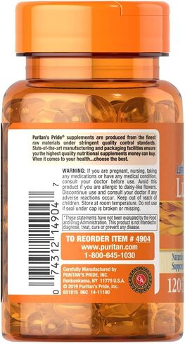 Puritan's Pride Lutein 40 Mg with Zeaxanthin, Helps Support Eye Health*, Whole Bean, 60 Ct, in Saudi Arabia