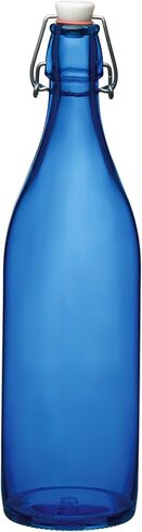 Bormioli Rocco Giara Bottles, Navy, Set of 6 in Kuwait