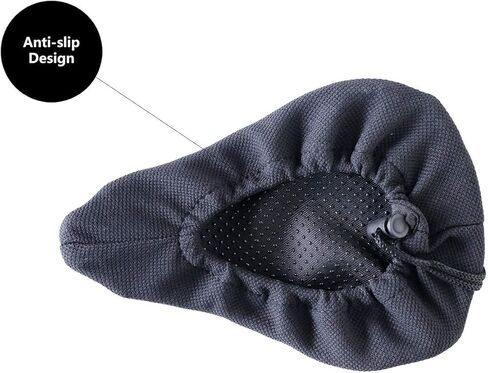 Kids Bike Gel Seat Cushion Cover, Child Bike Seat Cover, Comfortable Trailer Cycle Balance Bike Small Wheelers Saddle Pad for Kids in Saudi Arabia