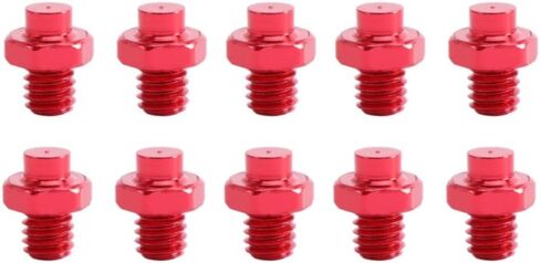 Pokinge 10Pcs Bicycle Pedal Bolts Aluminum Alloy Road Bike Anti-Skid Nail M4 Anti Slide Screw Fixed Stud Mountain Bike Pedal Screws in Saudi Arabia