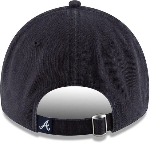 New Era MLB Core Classic 9TWENTY Home Team Color قابل للتعديل قبعة مقاس واحد يناسب الجميع (US، Alpha، One Size، Atlanta Braves Alternate) in Kuwait