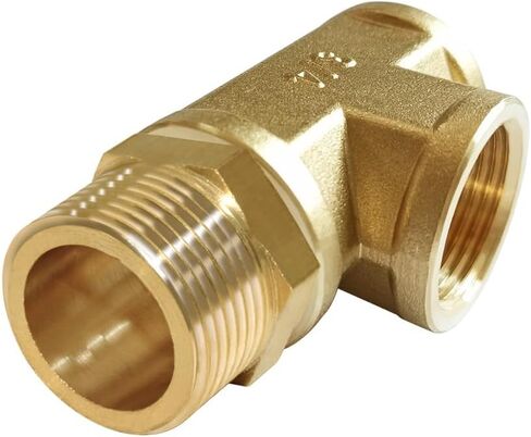 Joywayus وصلة أنابيب نحاسية بارستوك 3 Way 3/4 "NPT أنثى x 3/4" NPT أنثى x 3/4 "NPT وصلة خرطوم ذكر in Saudi Arabia