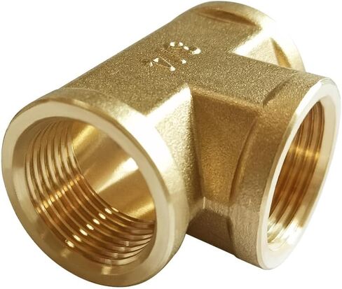 Joywayus وصلة أنابيب نحاسية بارستوك 3 Way 3/4 "NPT أنثى x 3/4" NPT أنثى x 3/4 "NPT وصلة خرطوم ذكر in Saudi Arabia