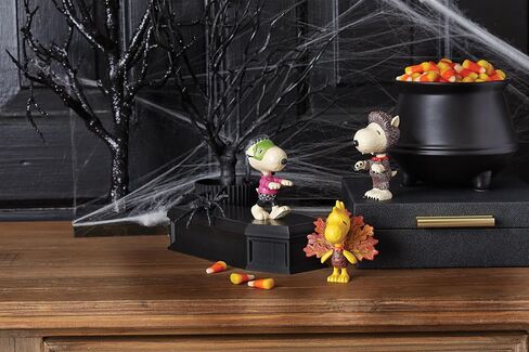 Enesco Peanuts بواسطة Jim Shore Halloween Collection Snoopy in Werewolf زي تمثال مصغر - حجر الراتنج مصنوع يدويًا مطلي بالفول السوداني سنوبي تمثال صغير لديكور المنزل، 3.54 بوصة in Saudi Arabia
