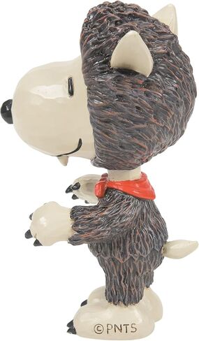 Enesco Peanuts بواسطة Jim Shore Halloween Collection Snoopy in Werewolf زي تمثال مصغر - حجر الراتنج مصنوع يدويًا مطلي بالفول السوداني سنوبي تمثال صغير لديكور المنزل، 3.54 بوصة in Saudi Arabia