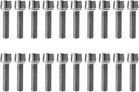 M5 x 20mm Bicycle Stem Bolts Bike Bolts Screw Road Bicycle Stem Bolts Screw Mountain Bike Stem Bolts Tapered Washer Head Bike Stems with Washers Black in Saudi Arabia
