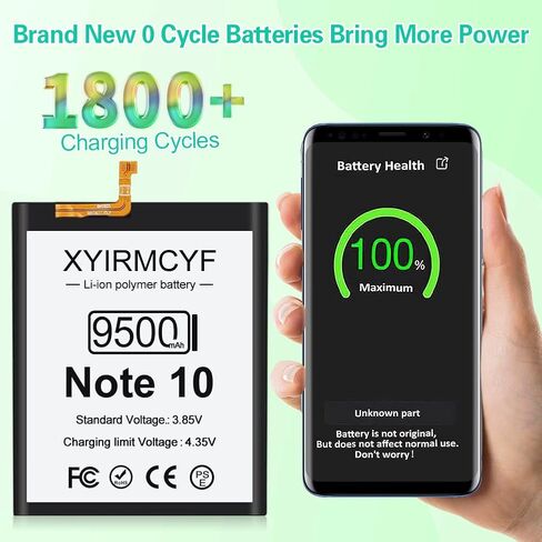 بطارية Galaxy S10 (ترقية جديدة 2024)، بطارية عالية السعة 9000 مللي أمبير في الساعة لهاتف Galaxy S10 SM-G973U مع أدوات إصلاح in Saudi Arabia