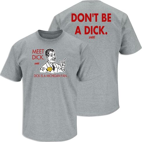 Smack Apparel تي شيرت Don't Be A D!ck (Anti-Michigan) لمحبي كلية ولاية أوهايو (SM-5XL) in Saudi Arabia