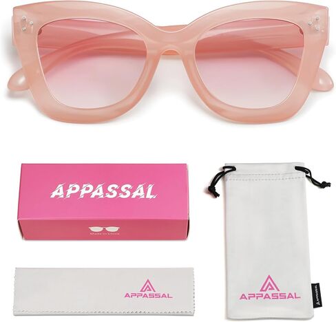 Oversized Cat Eye Sunglasses for Women Retro Square Cateye Style Sunnies AP3660 in Saudi Arabia